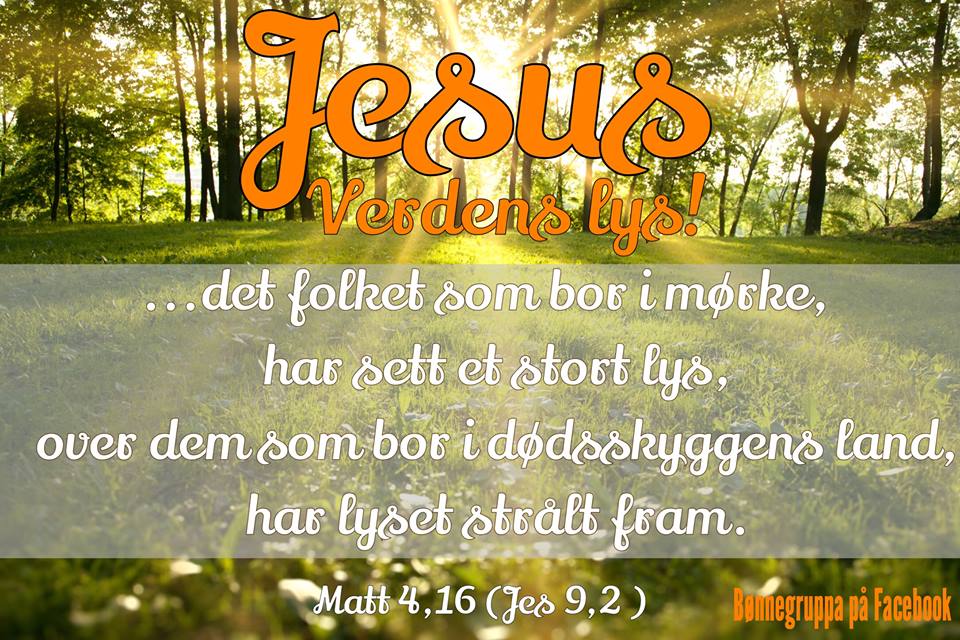 Jesus verdens lys