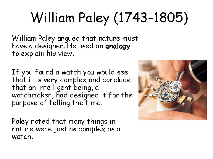 Paleys-argument