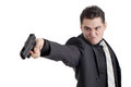sint mann med pistol