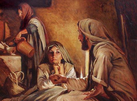 Jesus og Marta og Maria