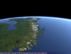 satelittbilde av jorda